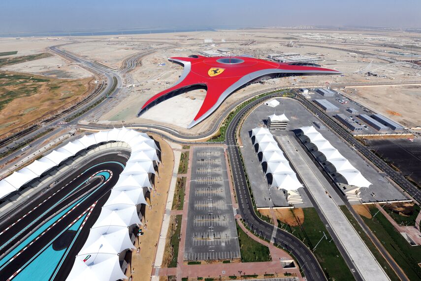 ConceptWall 86 Façades - Race track Ferrari World Abu Dhabi located in Abu Dhabi, United Arab Emirates