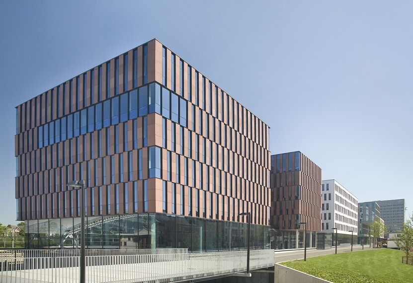 ConceptWall 60 Façades - Office building Tiensevest Office Complex located in Leuven, Belgium